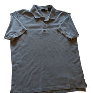 Timberland Polo Shirt Mens XL Gray Cotton Casual Classic Fit Collar Preppy